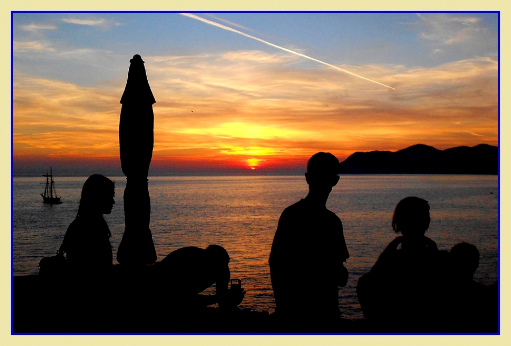 tramonto a riomaggiore.1