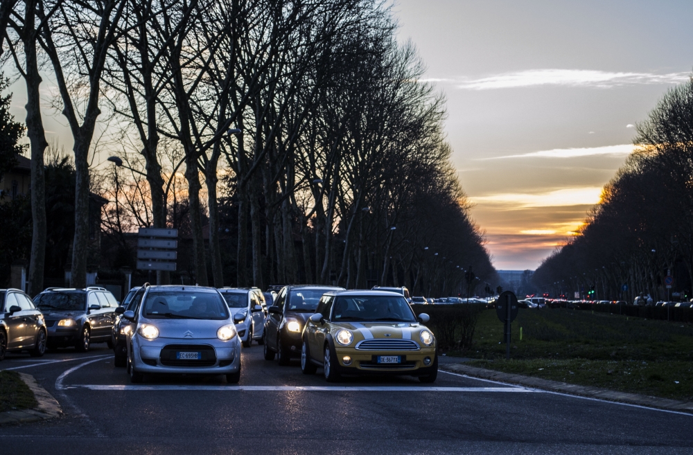 Tramonto a Monza