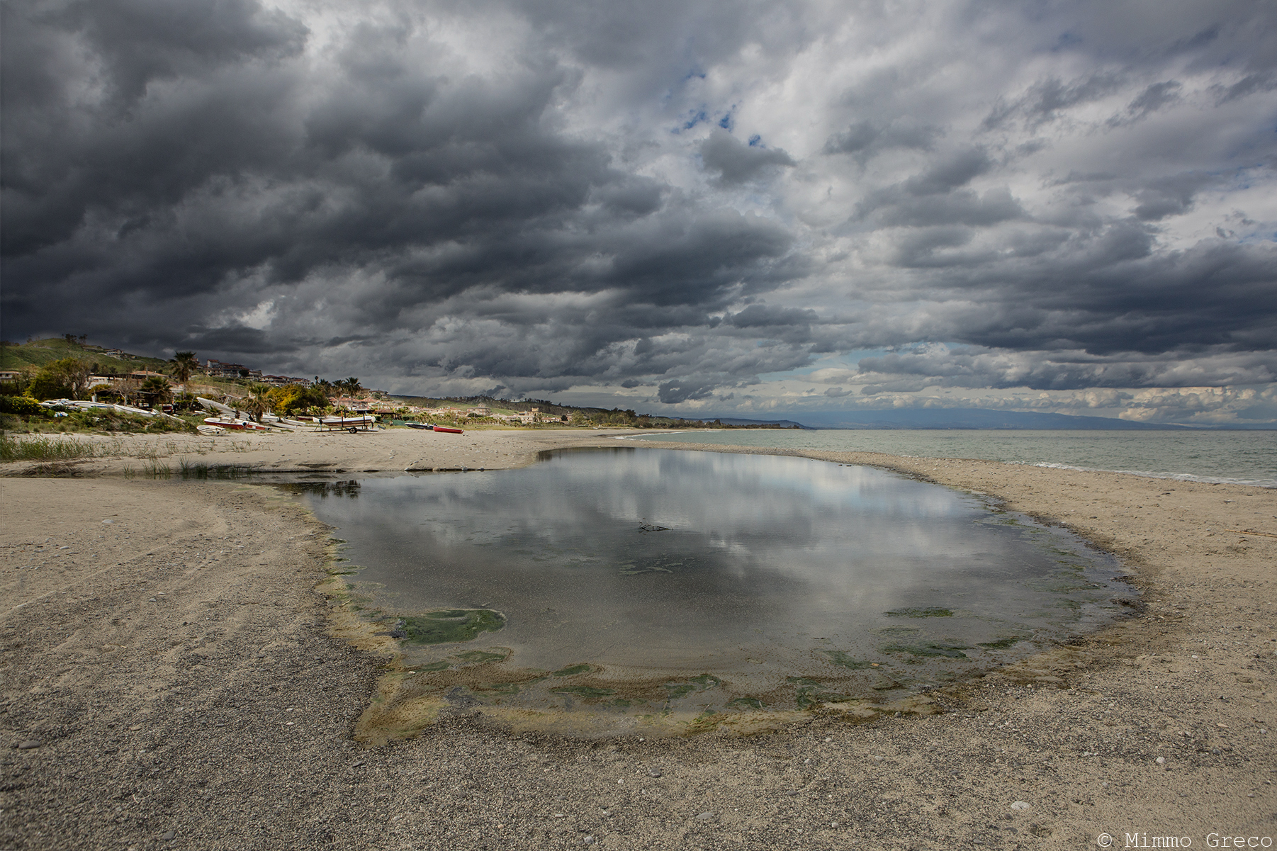 Il mare d'inverno a primavera